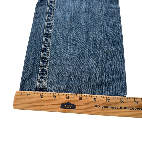 Ariat Mens Denim Jeans Medium Wash Distressed Relaxed Fit Size 29x33 - Picture 11 of 12